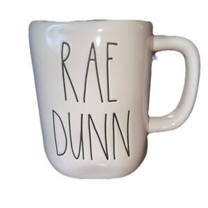 Rae Dunn Mug Double-sided with Signature w/ heart on Back New